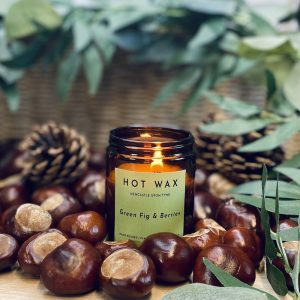Green Fig & Berries Scented Soy Wax Candle