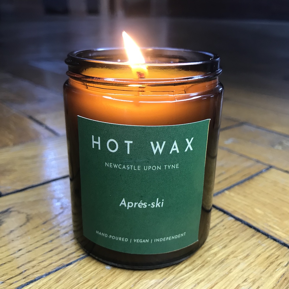 Christmas scented candle
