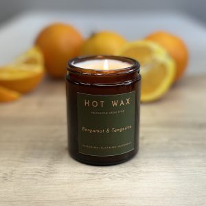 Bergamot & Tangerine Scented Soy Wax Candle