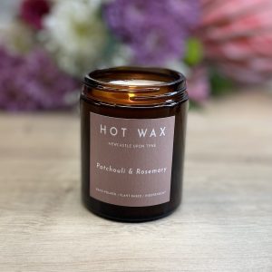 Patchouli & Rosemary Scented Soy Wax Candle