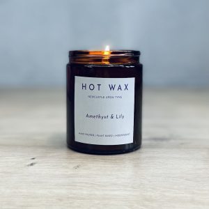 Amethyst & Lily Scented Soy Wax Candle