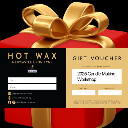 Candle Making Workshop Gift Voucher – £40 | Hot Wax North East