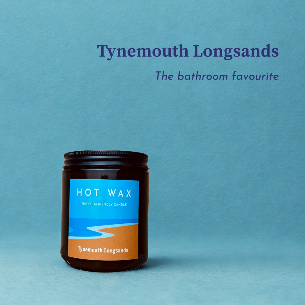 Tynemouth Longsancds Hiot Wax candle.