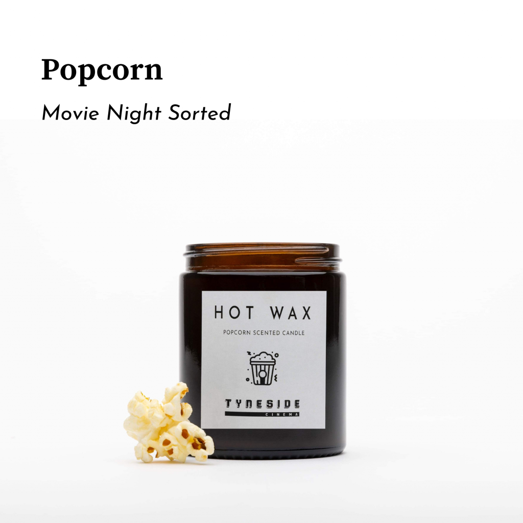 popcorn scented candle
